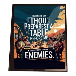 Inspirational Art Print with Biblical Verse